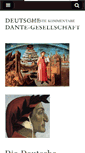 Mobile Screenshot of dante-gesellschaft.de